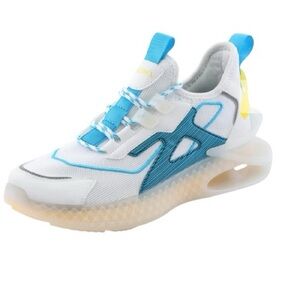 Mazino PLASMA Sneakers White and Teal Men’s Size 10 1/2